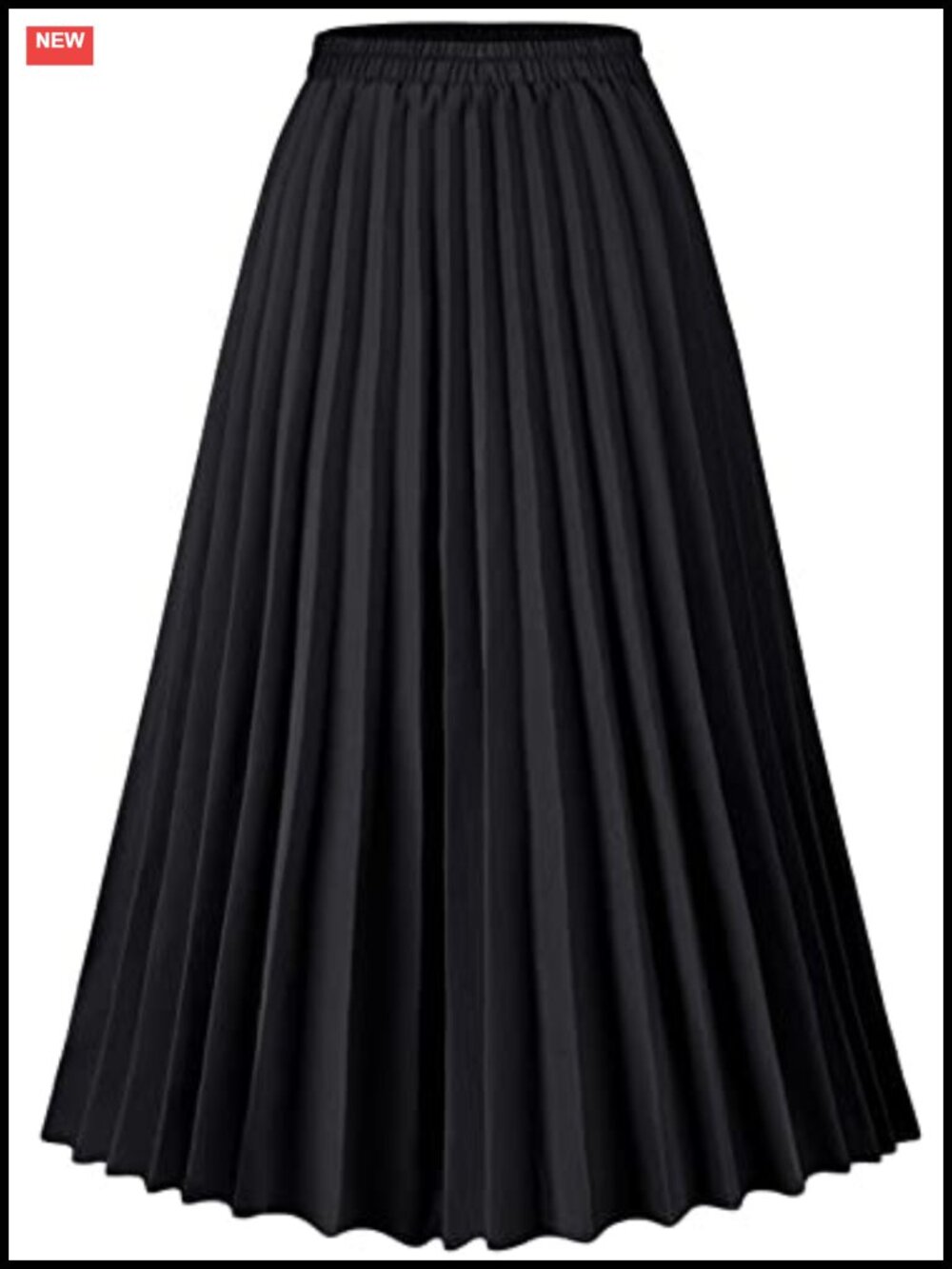 Basoteeuo Womens Leopard Print Midi A-Line Skirt High Waisted Pleated